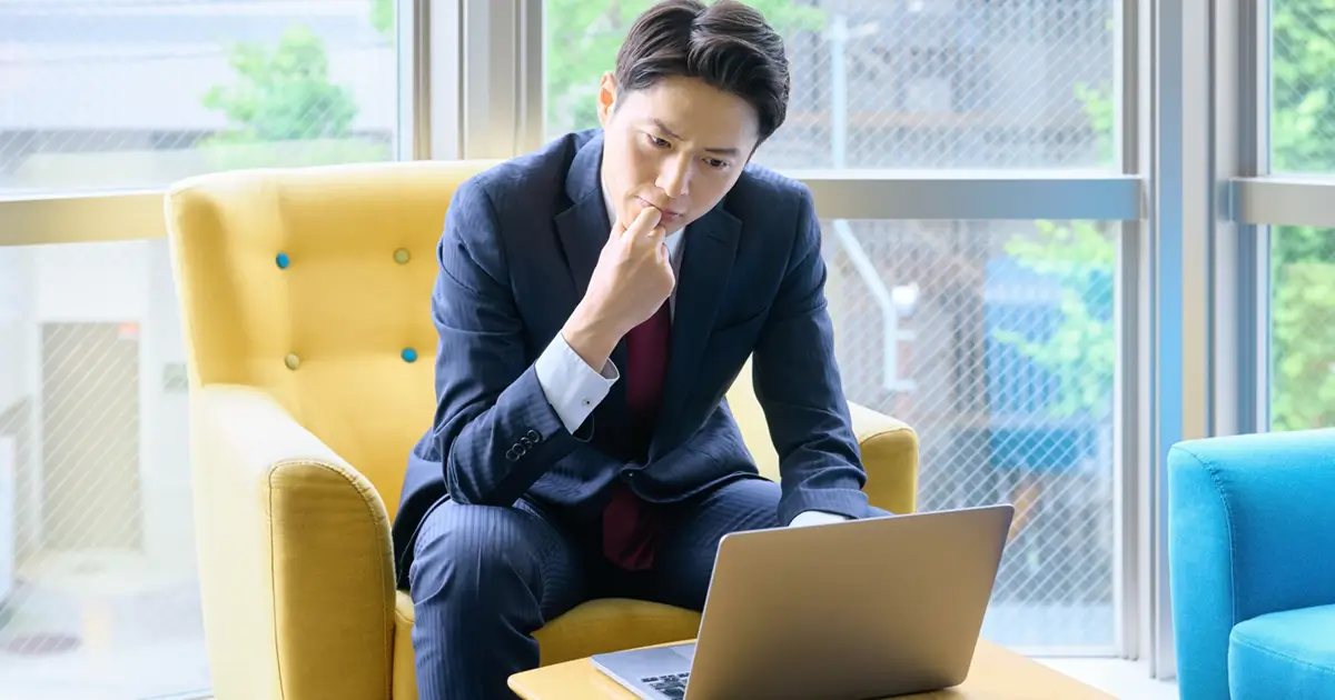 店舗集客に失敗した人のイメージ