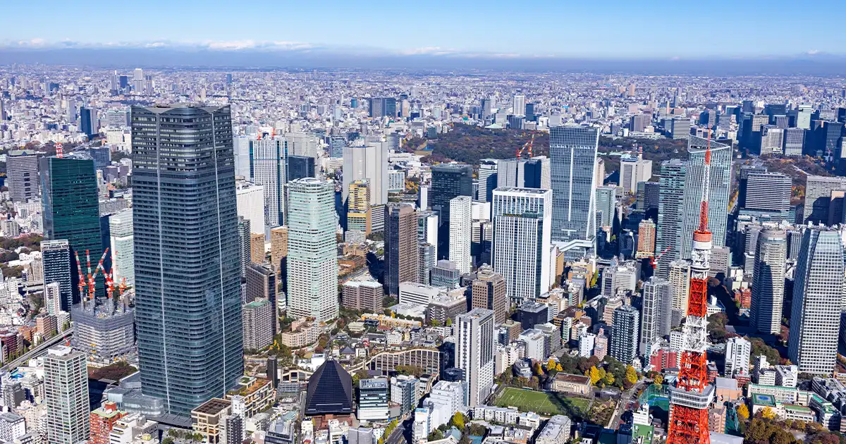 東京の店舗とWEB検索のイメージ